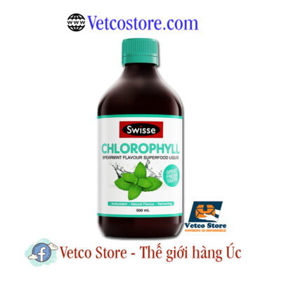 Nước Diệp Lục Swisse Chlorophyll vị bạc hà 500ml 1