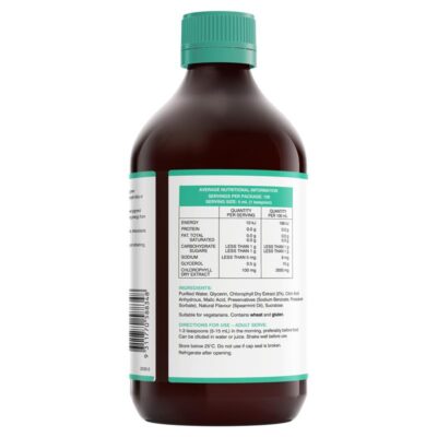 Nước Diệp Lục Swisse Chlorophyll vị bạc hà 500ml 3