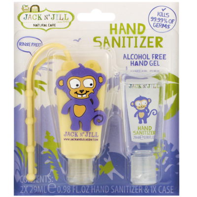 Set nước rửa tay khô Jack N Jill màu vàng Khỉ 2