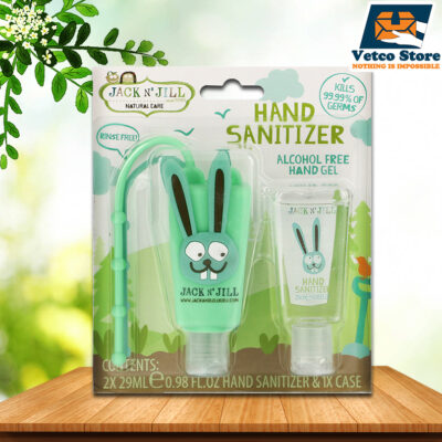 Set Gel Rửa Tay Khô Jack N'Jill Hình Thỏ (Màu Xanh Lá) 2 chai x 29ml