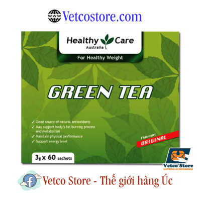 Trà xanh Healthy Care Green Tea Orginal 60 gói 1