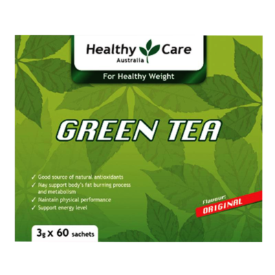 Trà xanh Healthy Care Green Tea Orginal 60 gói 2