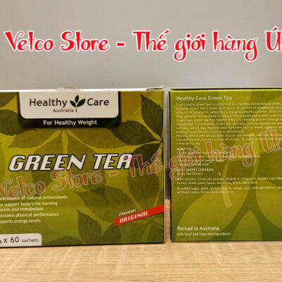 Trà xanh Healthy Care Green Tea Orginal 60 gói 3