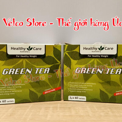 Trà xanh Healthy Care Green Tea Orginal 60 gói 4