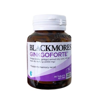 Viên Uống Bổ Não Blackmores Ginkgo Forte 2000mg 80 Viên2