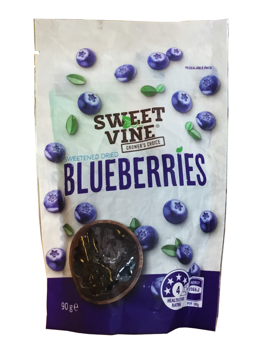Việt Quất Blueberry sấy khô Sweet Vine 90g 2