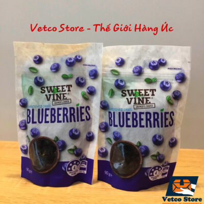 Việt Quất Blueberry sấy khô Sweet Vine 90g 4
