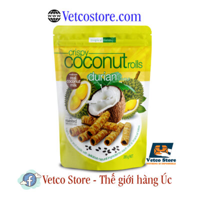 Bánh ống sữa dừa Crispy vị sầu riêng 285g 1