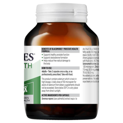 Blackmores Prostate Health Formula Hộp 60 viên 4