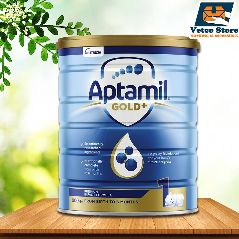 Sữa Aptamil Gold 1 cho trẻ từ 0-6 tháng 900g