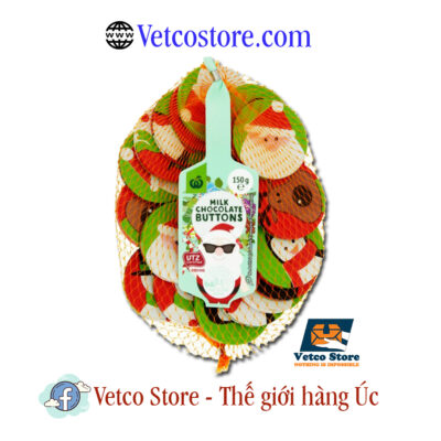 Túi 20 Chocolate sữa đồng tiền Noel WoolWorths 1