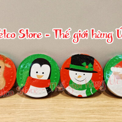 Túi 20 Chocolate sữa đồng tiền Noel WoolWorths 5