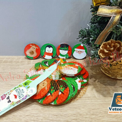 Túi 20 Chocolate sữa đồng tiền Noel WoolWorths 6