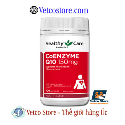 Viên uống Healthy Care CoEnzyme Q10 150mg 100 viên Mẫu Mới 1