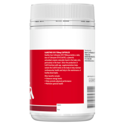 Viên uống Healthy Care CoEnzyme Q10 150mg 100 viên Mẫu Mới 4