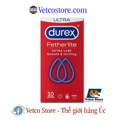 Bao Cao Su Durex Fetherlite Extra Lube Hộp 10 cái 1
