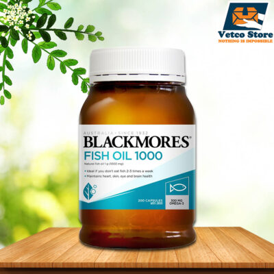 Dầu cá Có Mùi Blackmores Fish Oil 1000mg 200 Viên