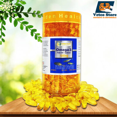 Dầu Cá Hồi Omega 3 1000 mg Golden Health Hộp 365 Viên