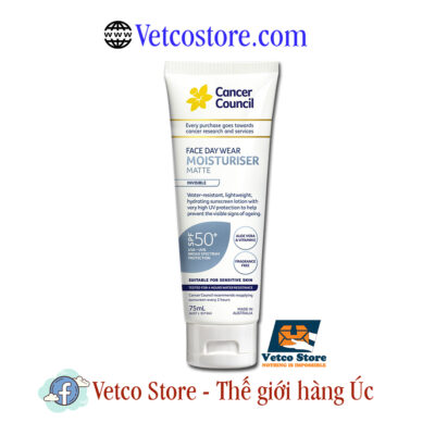 Kem chống nắng Cancer Council chống thấm nước 4h cho da nhạy cảm 75ML 1