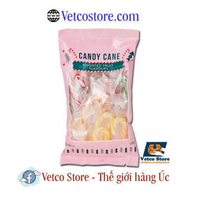 Kẹo cây Xmas hồng nhỏ bịch 20 cây 1