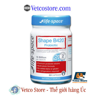 Men Vi Sinh LifeSpace Shape B420 Hộp 60 viên 1