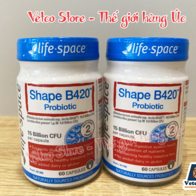 Men Vi Sinh LifeSpace Shape B420 Hộp 60 viên 5