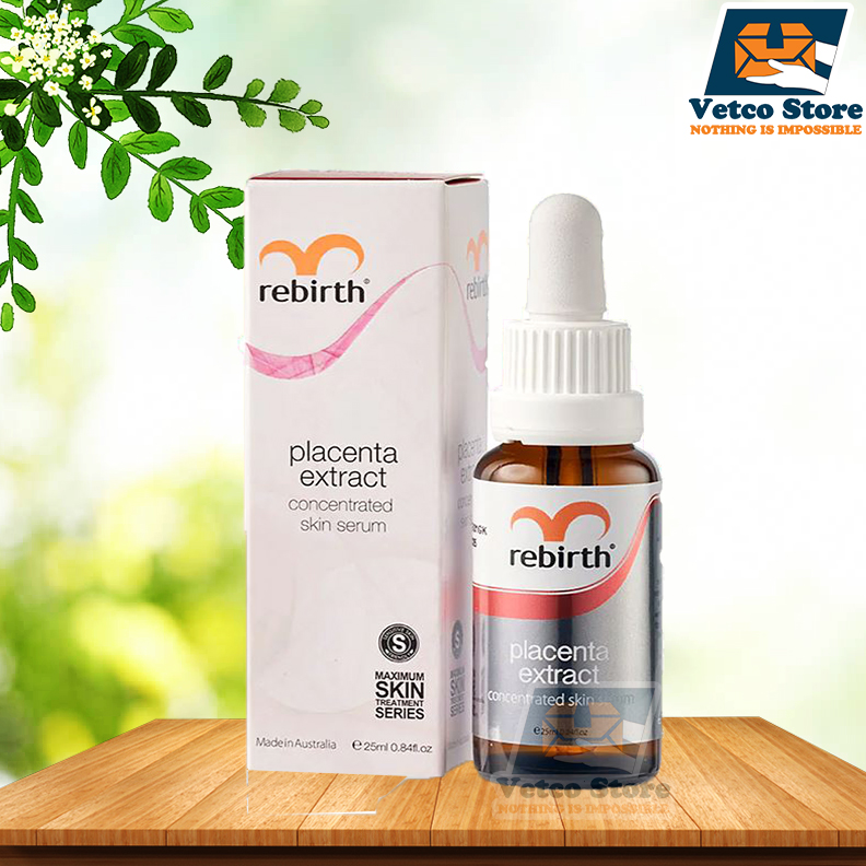 Serum Trị Nám Nhau Thai Cừu Đậm Đặc Rebirth Placenta Extract Serum 25ml