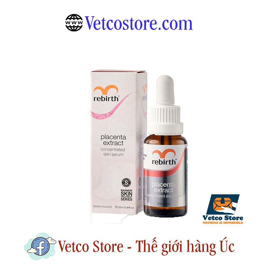 Serum Nám NhauThai Cừu Rebirth Placenta Extract Concentrate 25ml1