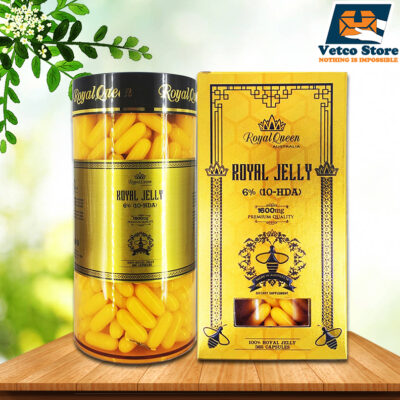 Sữa ong chúa Royal Queen Royal Jelly 6% Hộp 365 viên