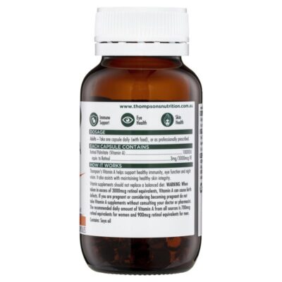 Viên uống bổ sung Vitamin A Thompson 150 viên 3