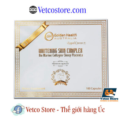 Viên uống trắng da Golden Health Bio Marine Collagen Sheep Placenta 100 viên 1
