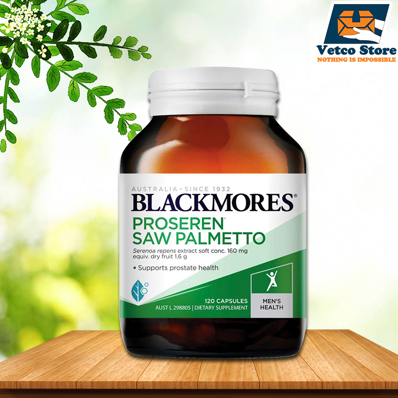 Viên uống hỗ trợ Tiền Liệt Tuyến Blackmores Proseren Saw Palmetto Hộp 120 viên