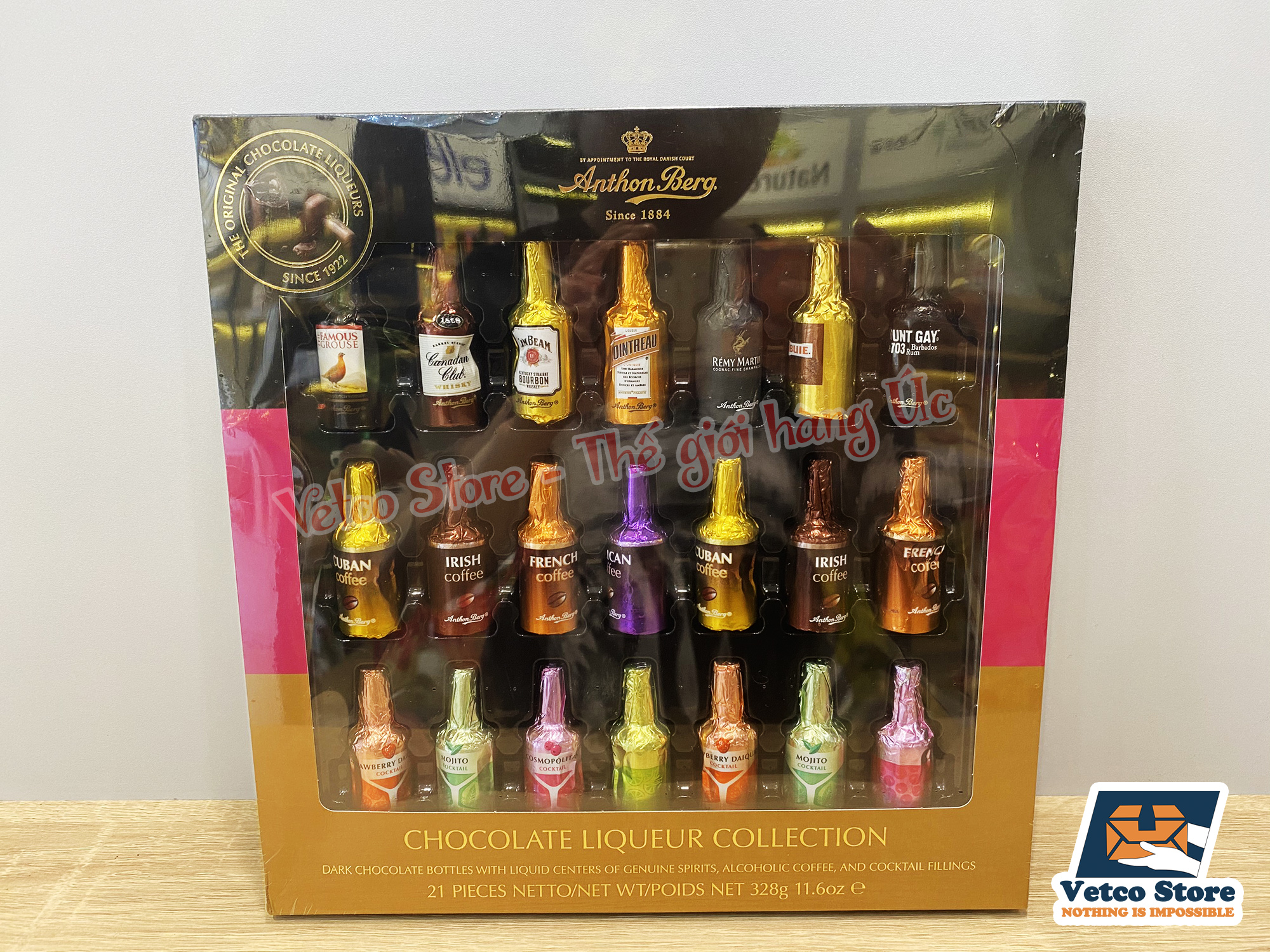 Chocolate rượu Anthon Berg 21 chai 4