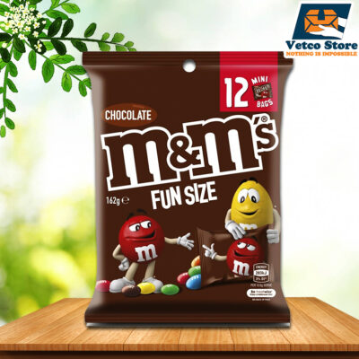 Kẹo Chocolate M&M funsize (Bịch gồm 12 túi nhỏ)