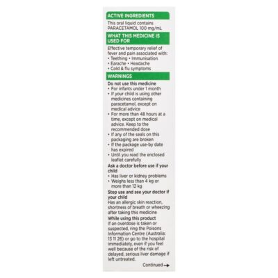 Panadol 1 tháng đến 1 tuổi vị dâu 20ml 5