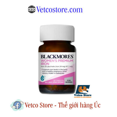 Blackmores Women Premium Iron - Viên uống bổ sung sắt dành cho bà bầu 30 viên 1