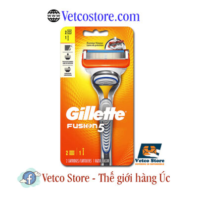 Dao cạo râu Gillette Fusion 5 Vỉ 2 đầu dao cạo 1