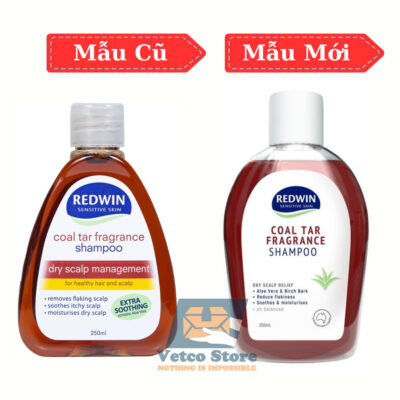 Dầu gội đầu redwin coal tar1