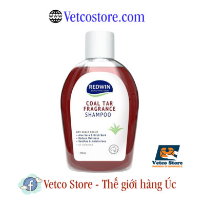 Dầu gội đầu redwin coal tar2