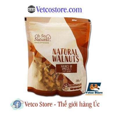 Hạt óc chó Natural Walnuts Úc 200g Mẫu mới 1