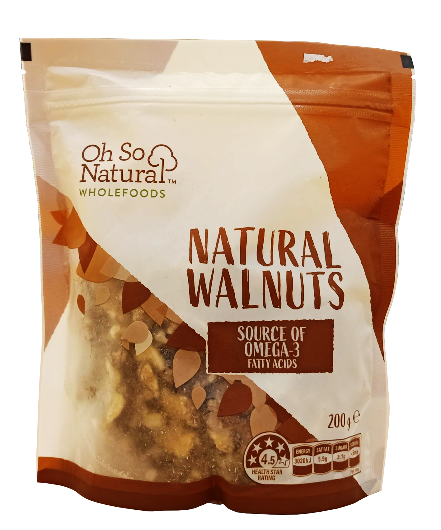 Hạt óc chó Natural Walnuts Úc 200g Mẫu mới 2