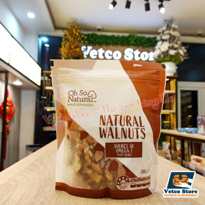 Hạt óc chó Natural Walnuts Úc 200g Mẫu mới 3