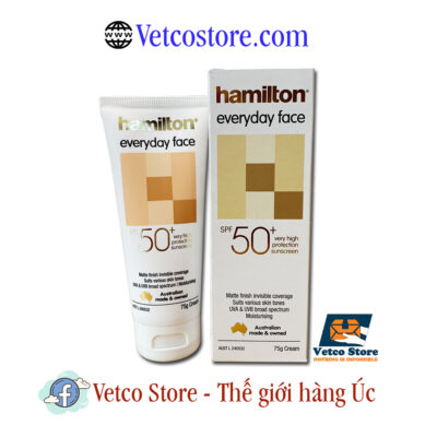 Kem Chống Nắng HAMILTON SPF 50 75g 1