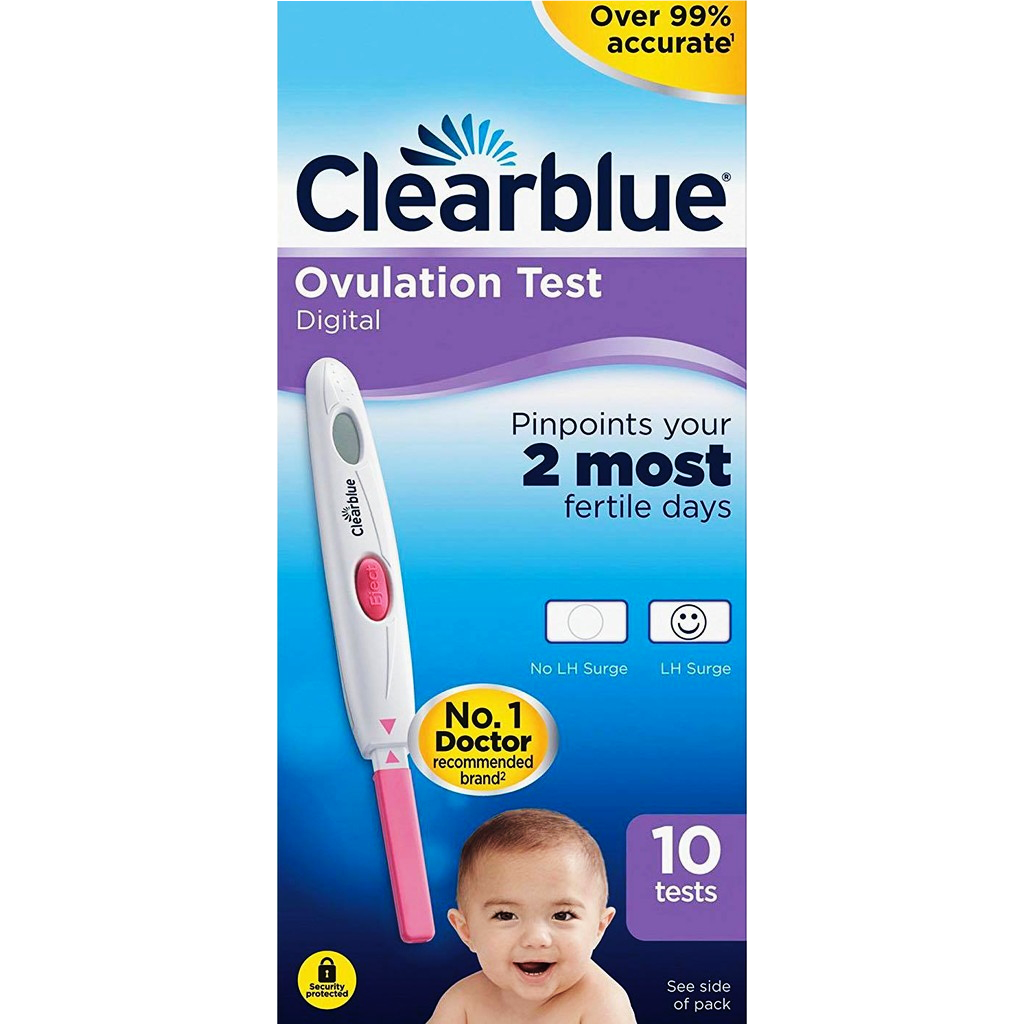 Set 10 que thử rụng trứng Clearblue 2 MOST 2