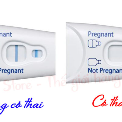 Set 2 que thử thai và 1 que check ngày thai Clearblue 6