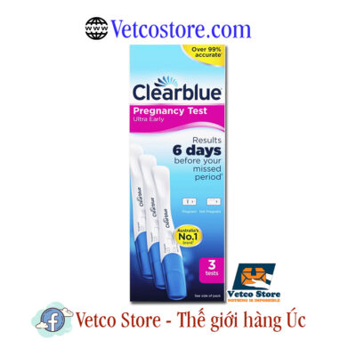 Set 3 que thử thai điện tử Clearblue 1
