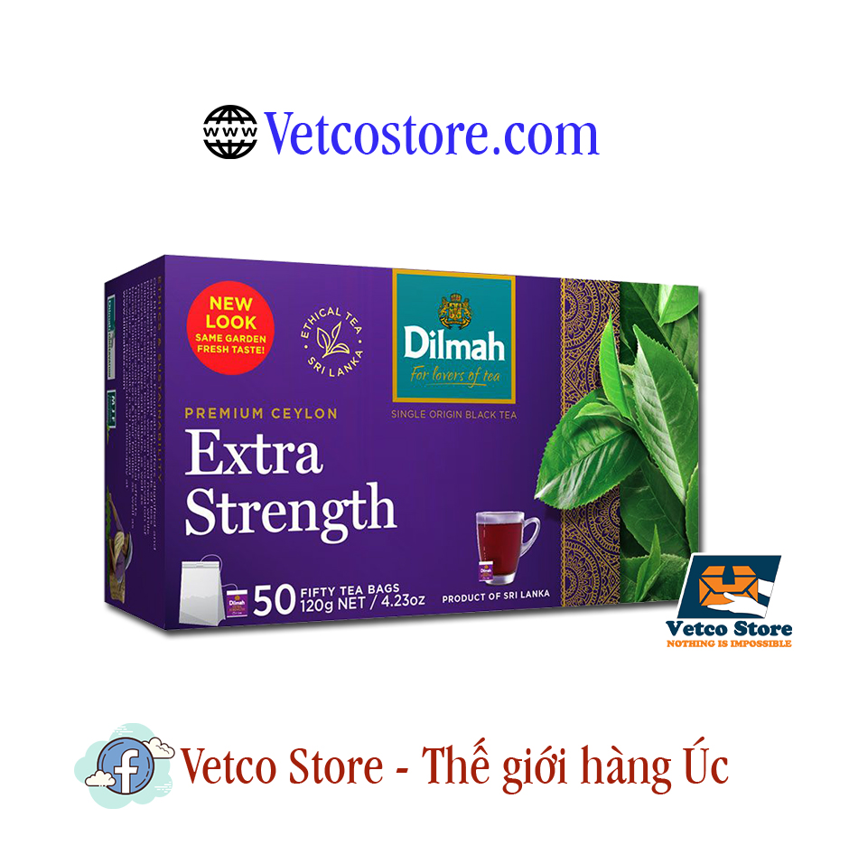 Trà Dilmah Premium Ceylon Extra Strength 50 gói 120g 1