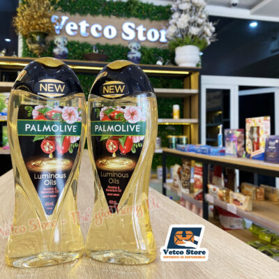 Sữa tắm Palmolive Luminous Oil Rosehip and Geranium Oil 400ml 4