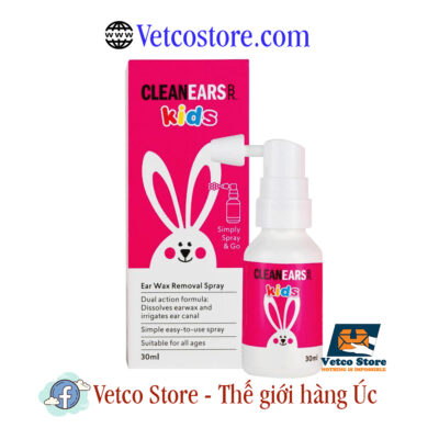 Xịt Hỗ Trợ Tan Ráy Tai Clean Ears Kids 30ml 2