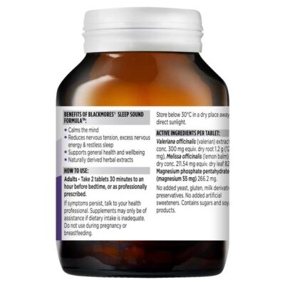 Blackmores Sleep Sound Formula 60 viên 3
